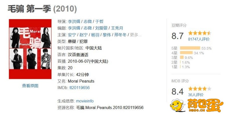 经典高分网剧《毛骗》 1-3季全集 无水印版
