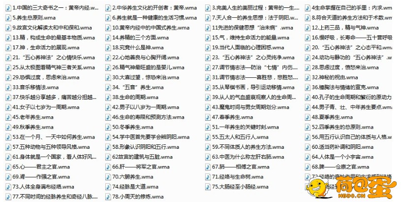 《黄帝内经养生大道》有声读物 领悟黄帝内经养生大道 健康常在[wma]