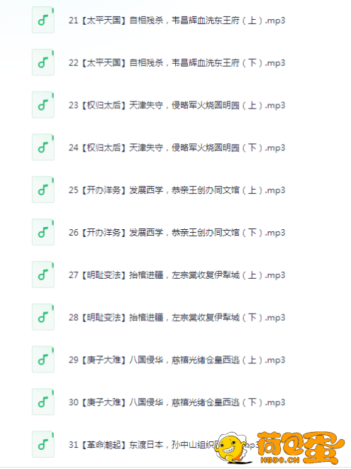 《林汉达中国历史故事集》名家导读有声版[mp3]