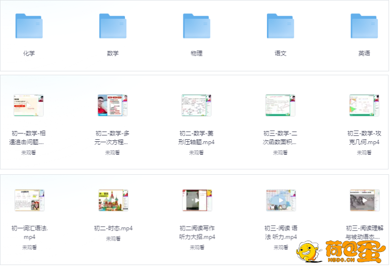 《7-9年级决胜大招课》19节视频课[mp4]